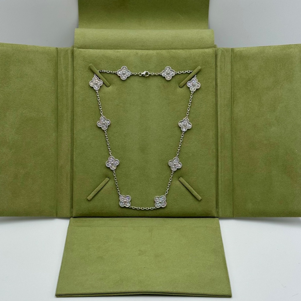 Van Cleef & Arpels 10 Motif Diamond Alhambra / Original / Traditional Clasp
